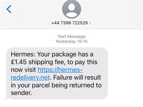 hermes scam|Hermes phishing mail.